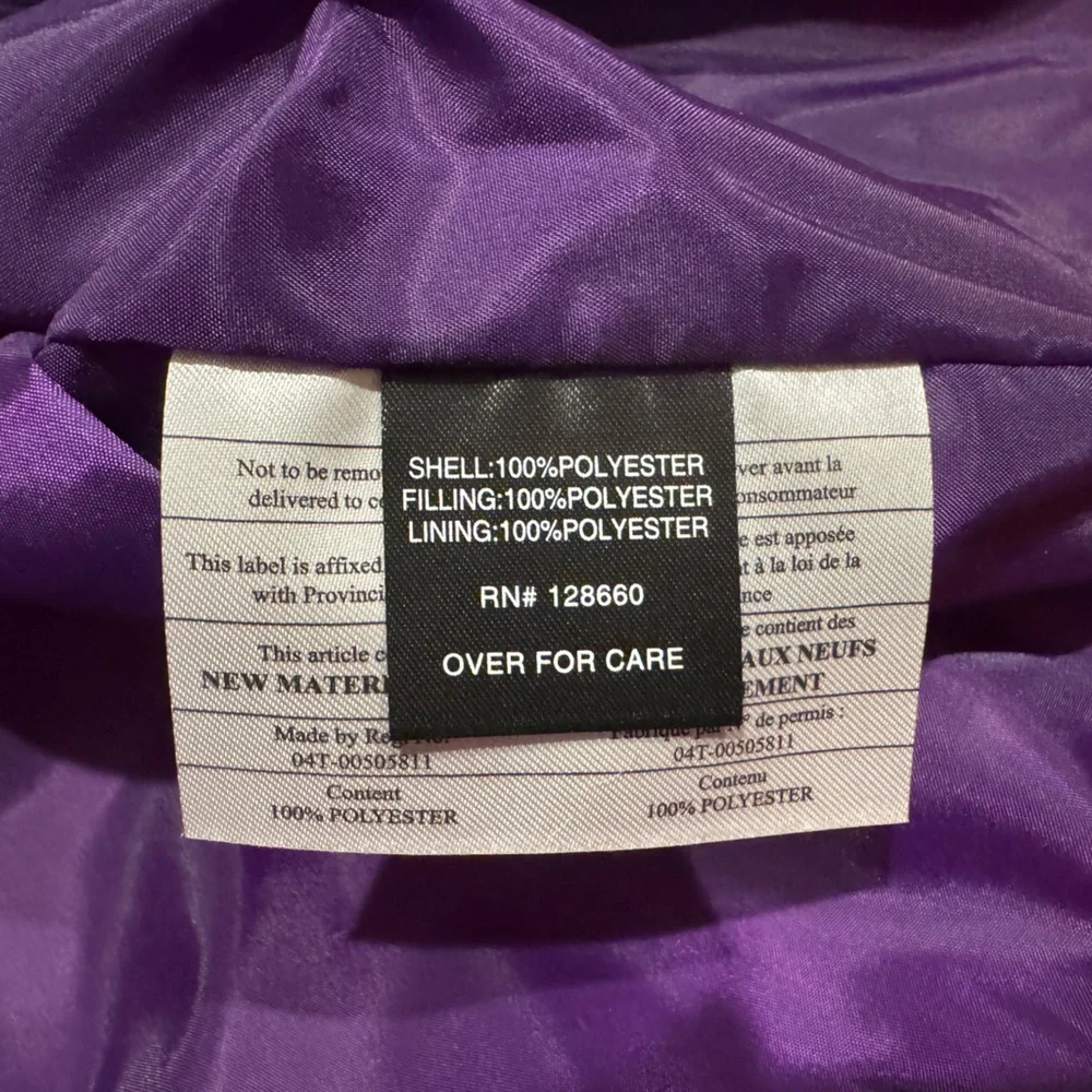 Women's Purple and Pink Ski Jacket - Picture 8 of 12